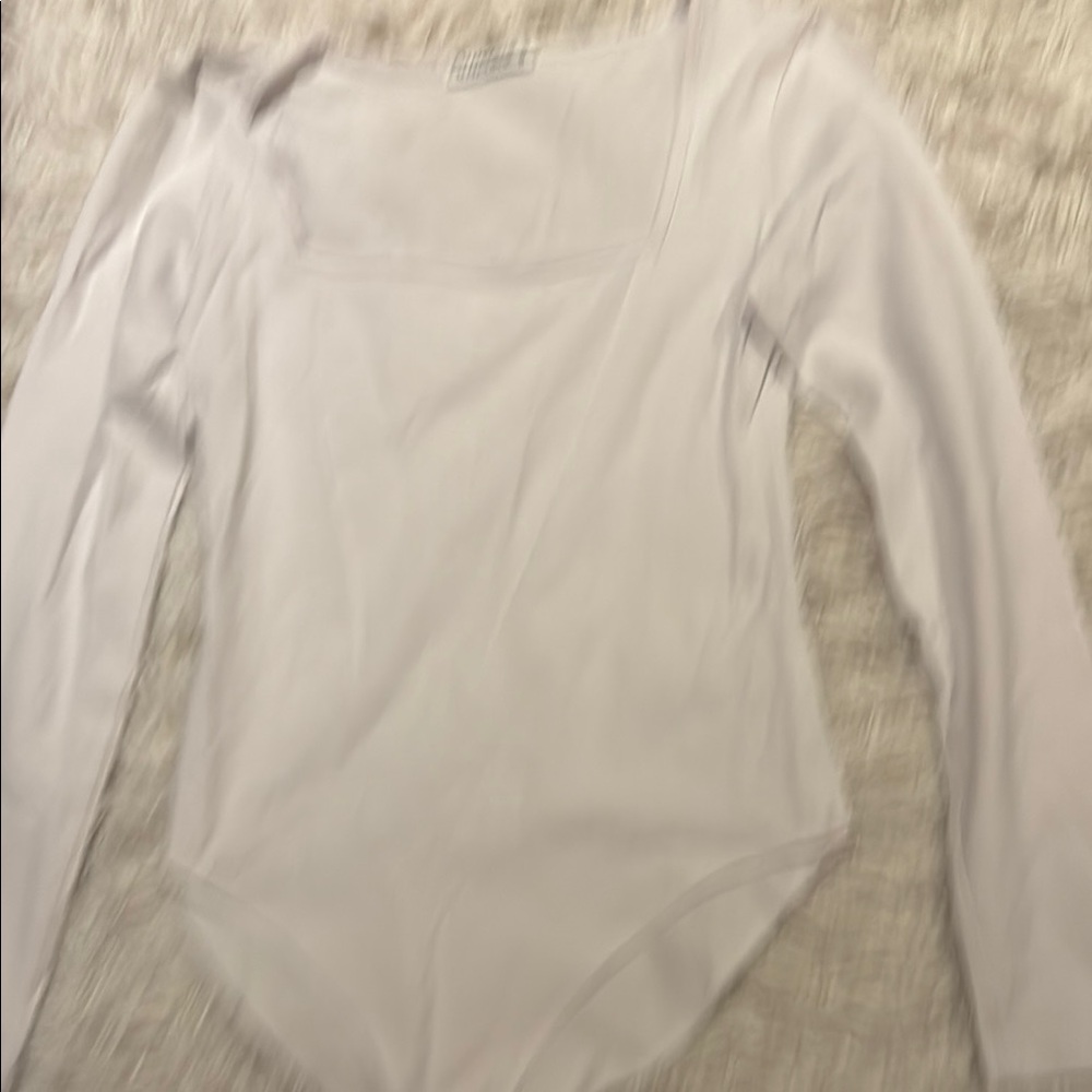 MANGOPOP White Long Sleeve Bodysuit